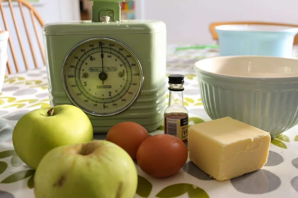 Baking an Apple and Cinnamon Cake