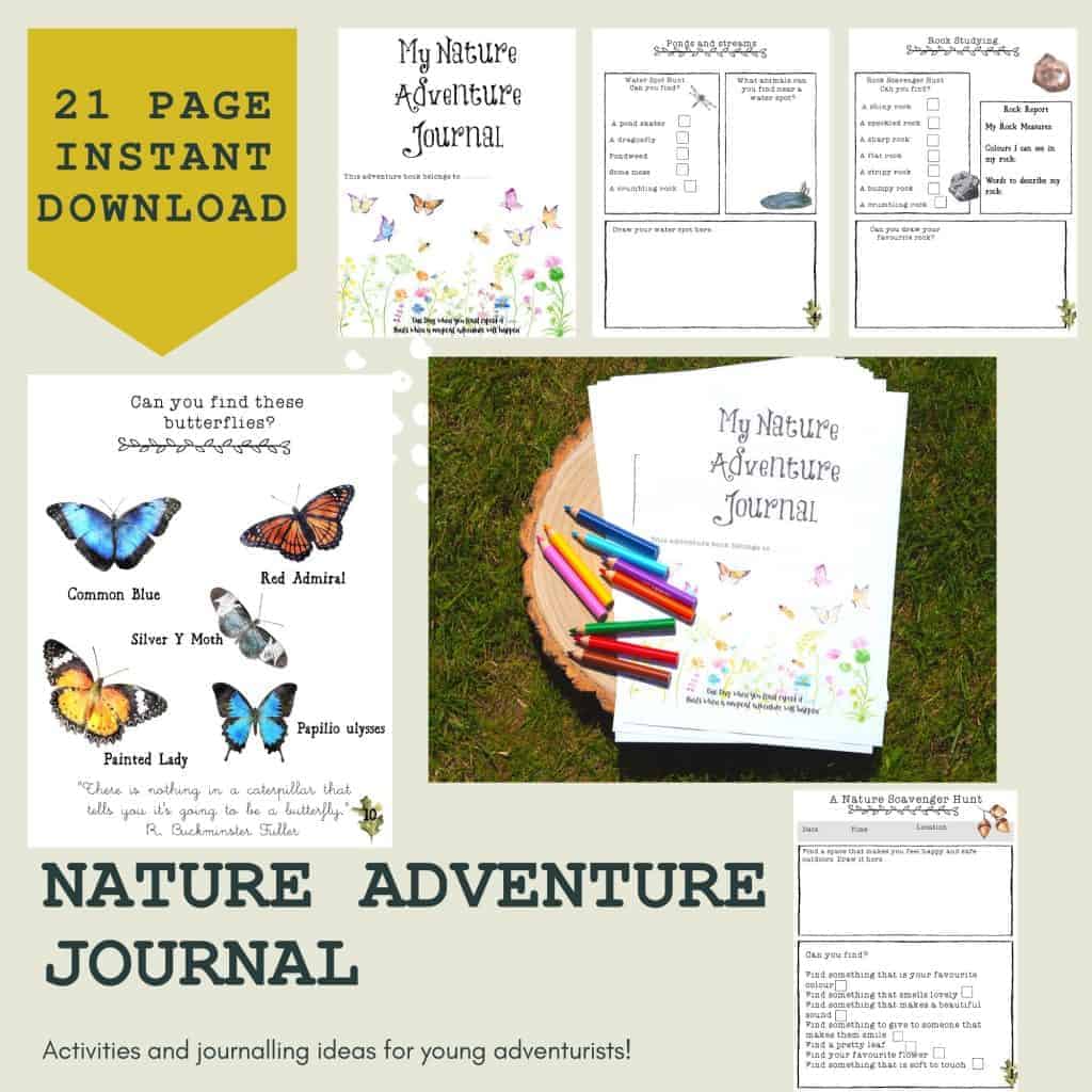 Nature Trail Sketch Journal - Guided Adventure with Prompts