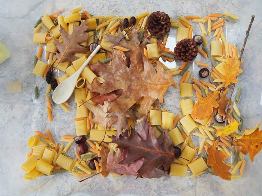 Fun Autumn Sensory Activities - Thimble and Twig