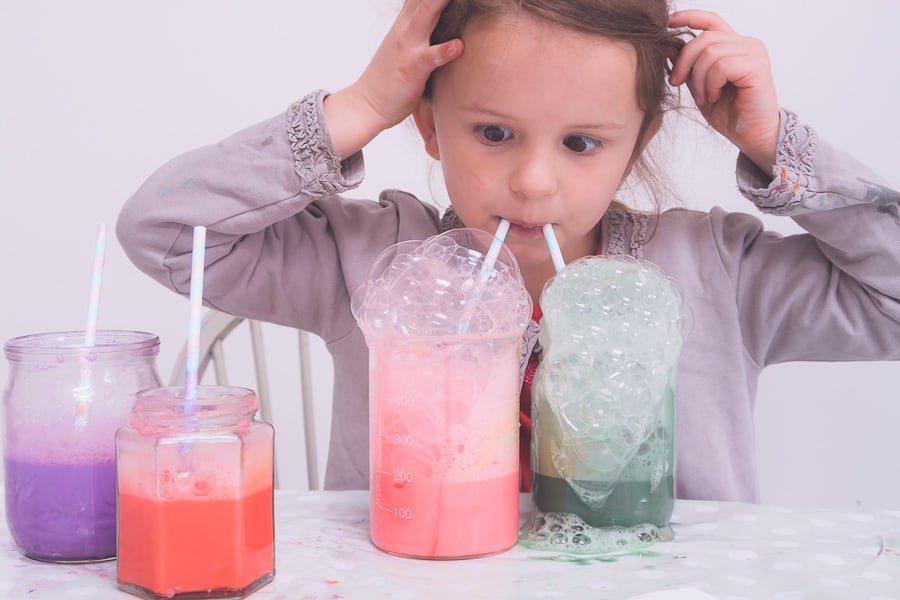 Bubble Painting for Kids