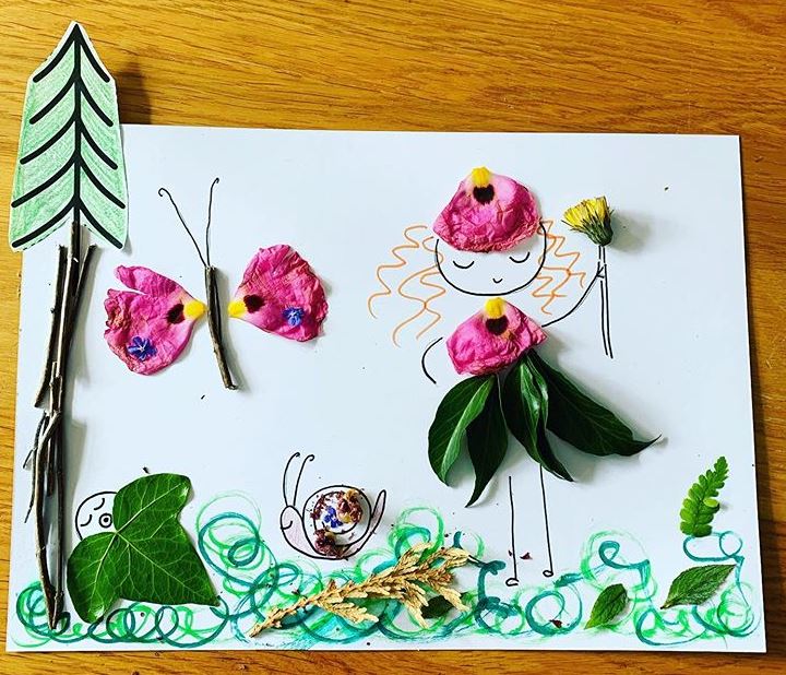 Nature Art Activities for Toddlers: Painting with Leaves, Flowers, and More