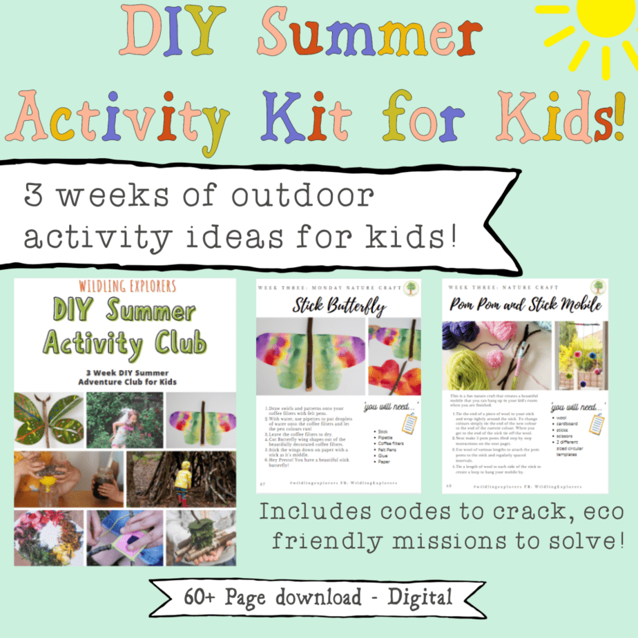 Nature Summer Holiday Activity Printable for Kids